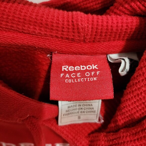 Reebok Detroit Red Wings NHL Face Off Collection Hoodie Sweatshirt Hockey Size S - Picture 3 of 13